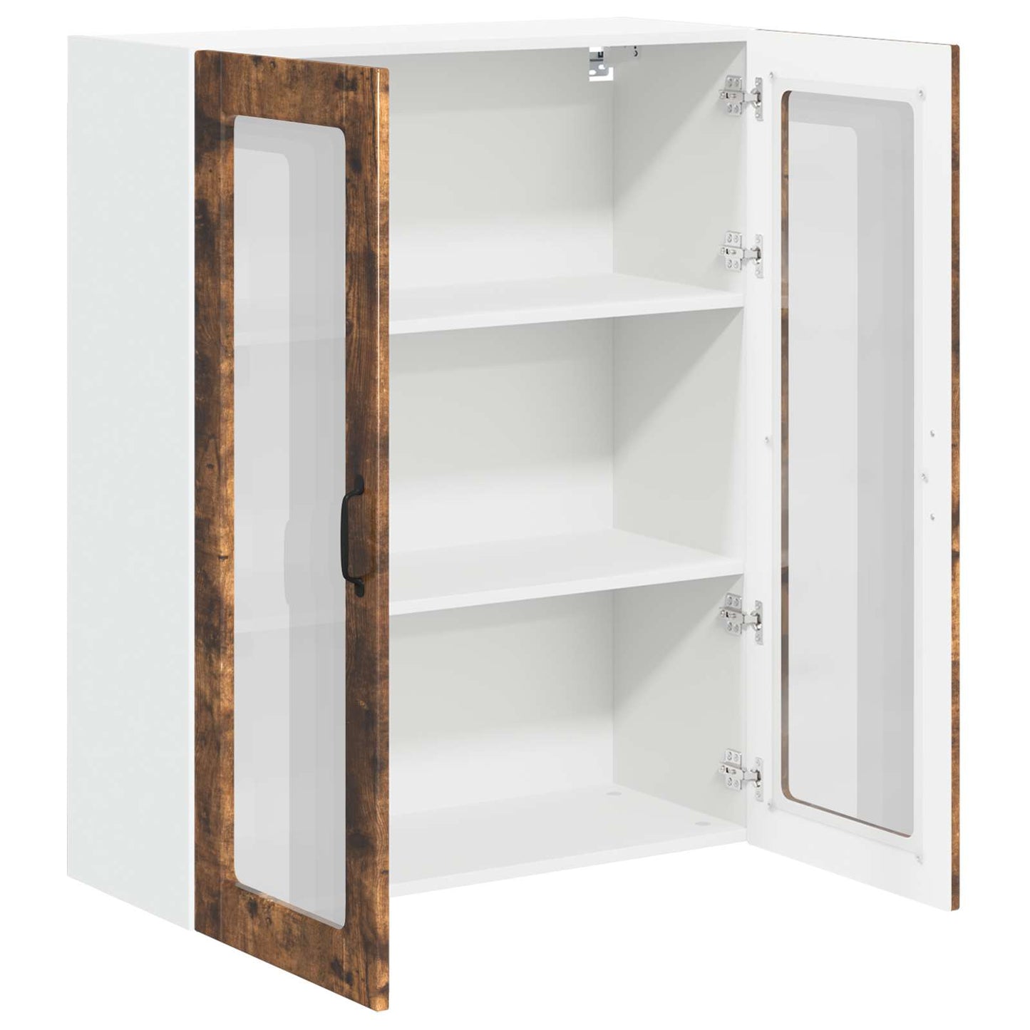 vidaXL Küchenwandschrank mit Tür Geräucherte Eiche 80 x 31 x 100 cm