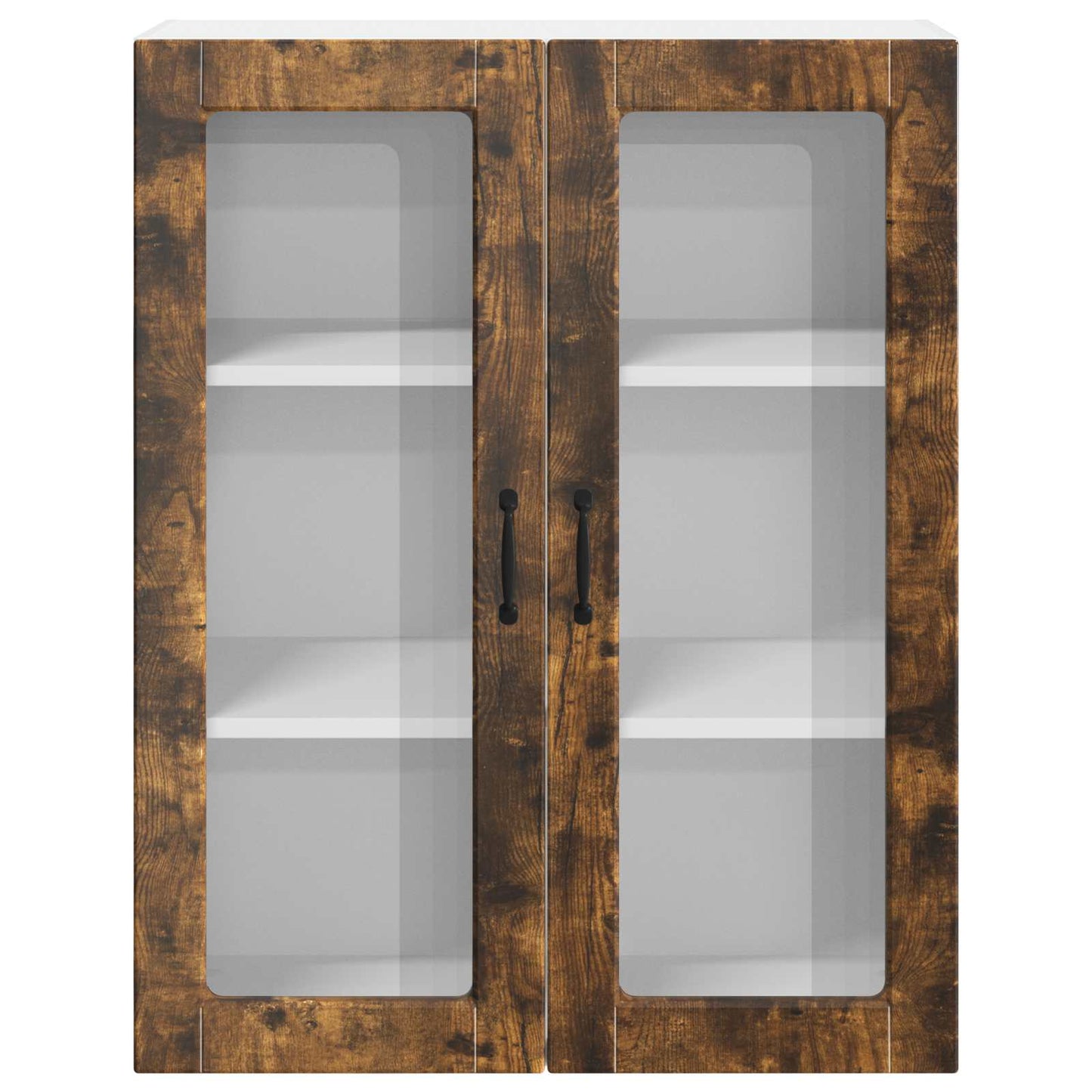 vidaXL Küchenwandschrank mit Tür Geräucherte Eiche 80 x 31 x 100 cm