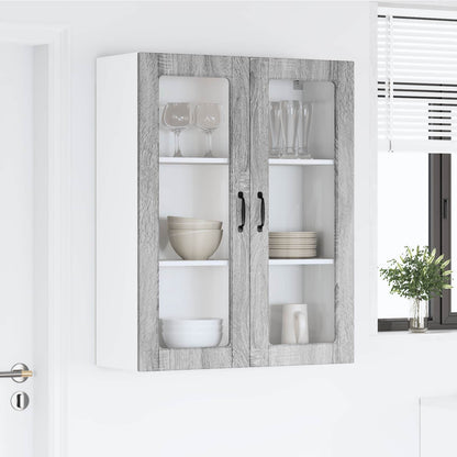 vidaXL Küchenwandschrank Graues Sonoma 80 x 31 x 100 cm Holzwerkstoff