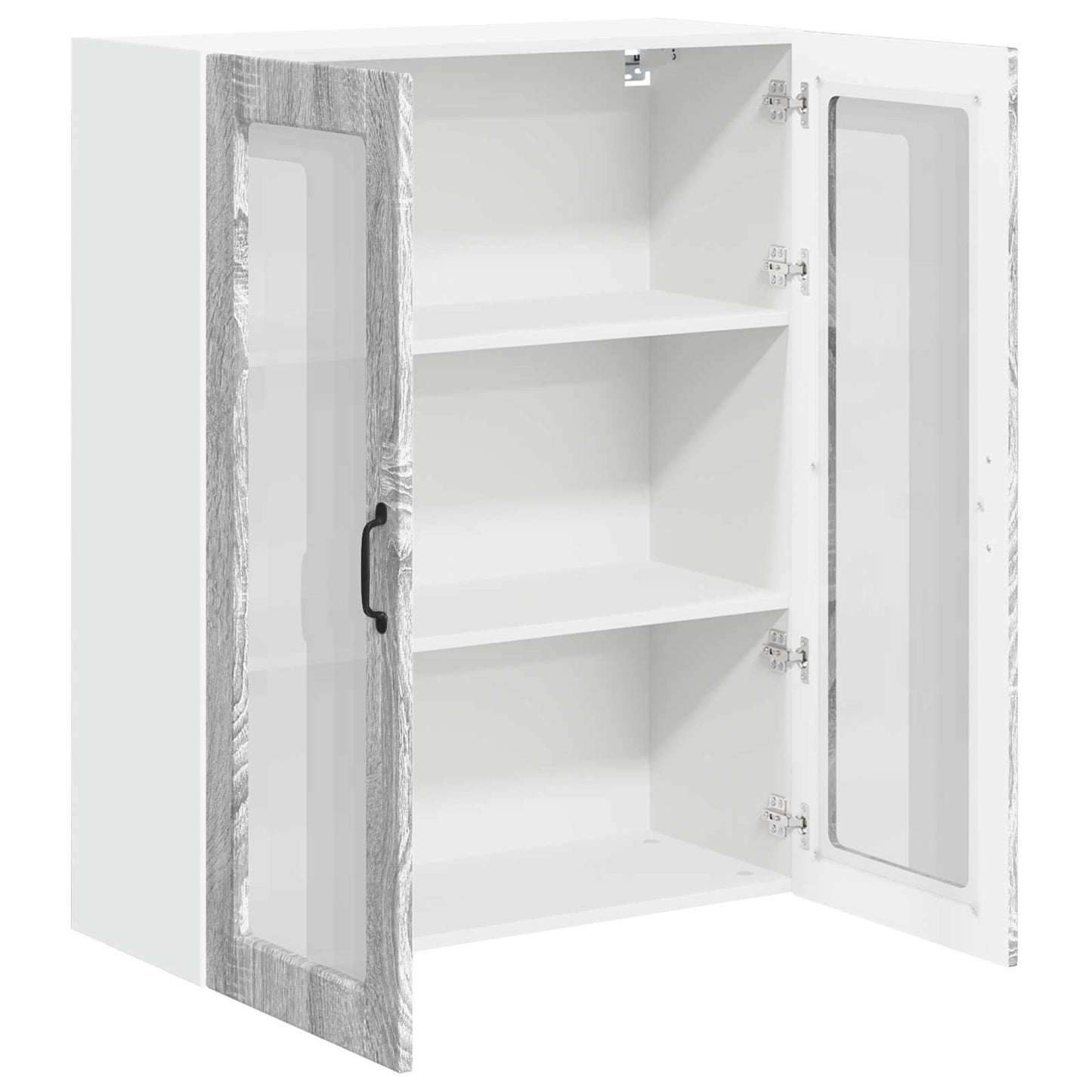 vidaXL Küchenwandschrank Graues Sonoma 80 x 31 x 100 cm Holzwerkstoff