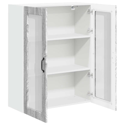 vidaXL Küchenwandschrank Graues Sonoma 80 x 31 x 100 cm Holzwerkstoff