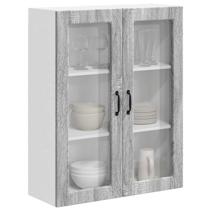 vidaXL Küchenwandschrank Graues Sonoma 80 x 31 x 100 cm Holzwerkstoff