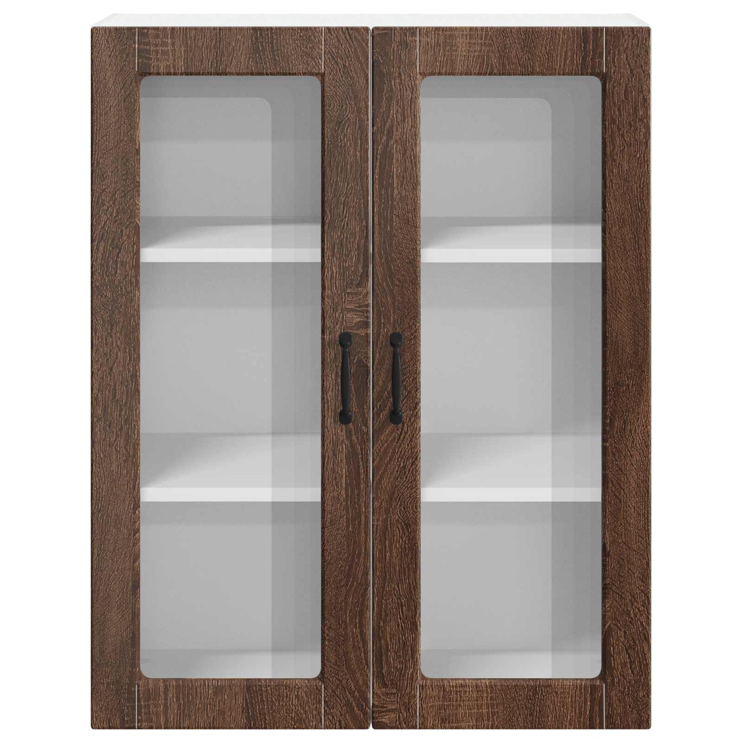vidaXL Küchenwandschrank mit Tür Braun Eichen-Optik 80 x 31 x 100 cm