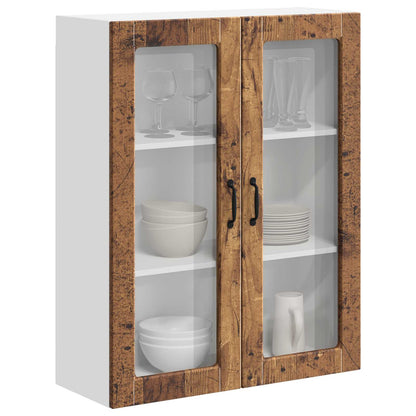 vidaXL Armoire murale de cuisine bois de récupération 80 x 31 x 100 cm bois d'ingénierie