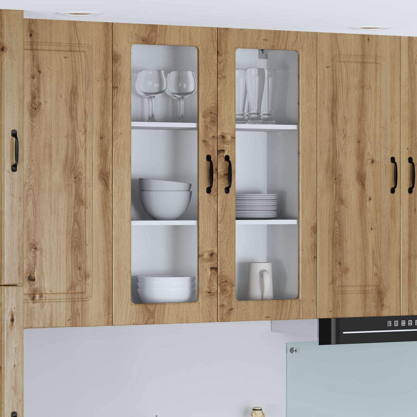 Küchenwandschrank Artisan-Eiche 80 x 31 x 100 cm Holzwerkstoff