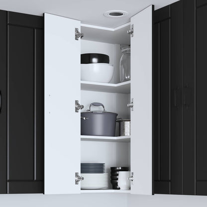 Küchenschrank Schwarz 57 x 57 x 100 cm Holzwerkstoff