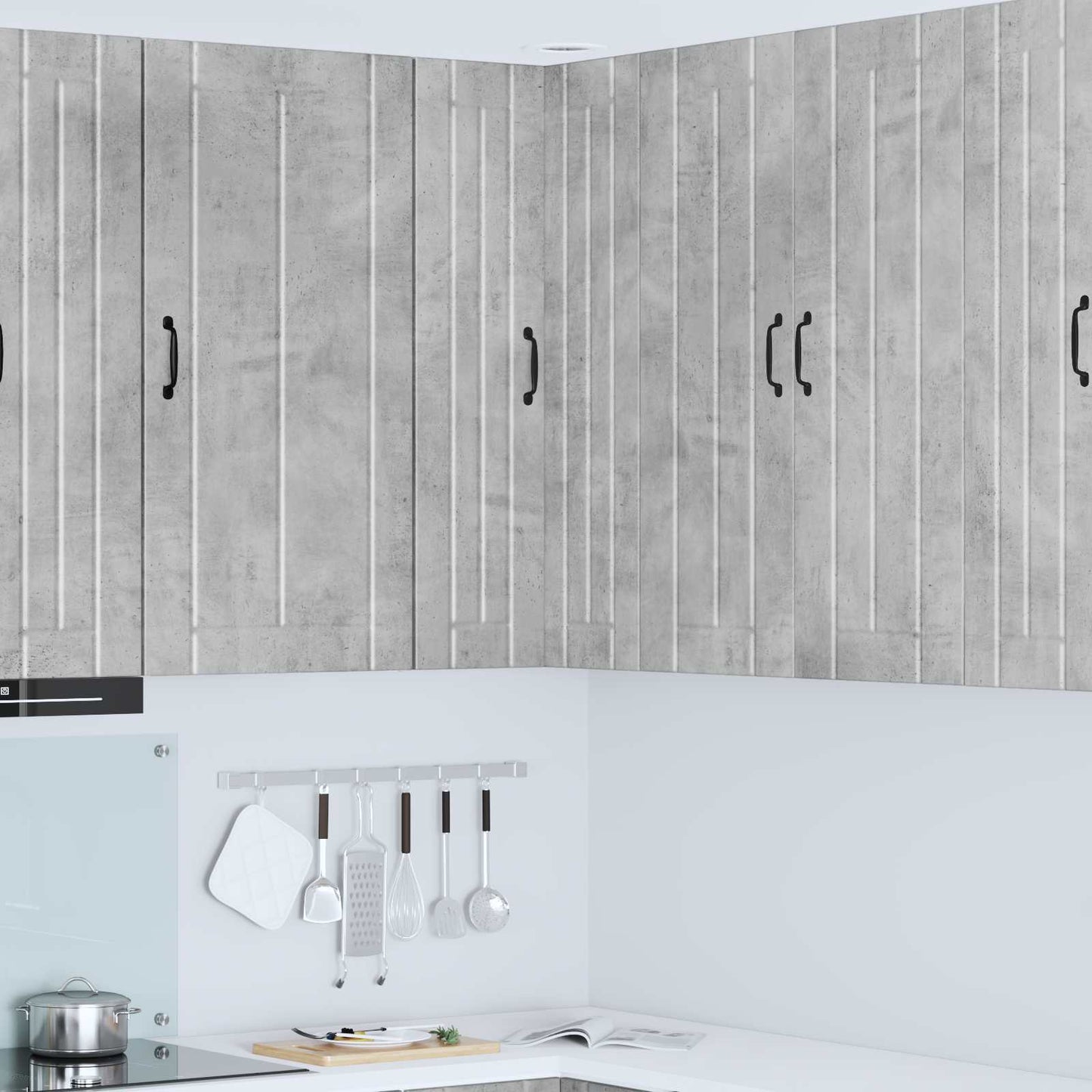 vidaXL Küchenschrank Beton Grau 57 x 57 x 100 cm Holzwerkstoff