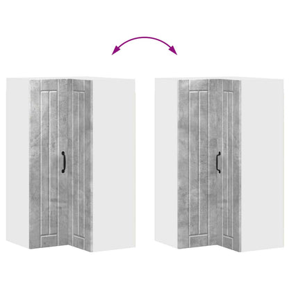 vidaXL Küchenschrank Beton Grau 57 x 57 x 100 cm Holzwerkstoff