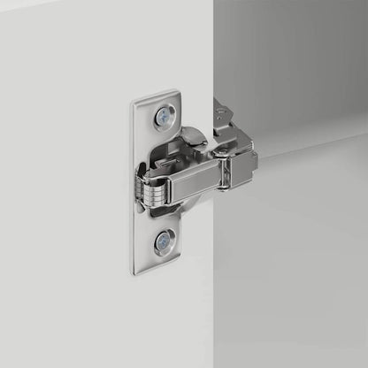 vidaXL Küchenschrank Hochglanz Weiß 57 x 57 x 100 cm Holzwerkstoff