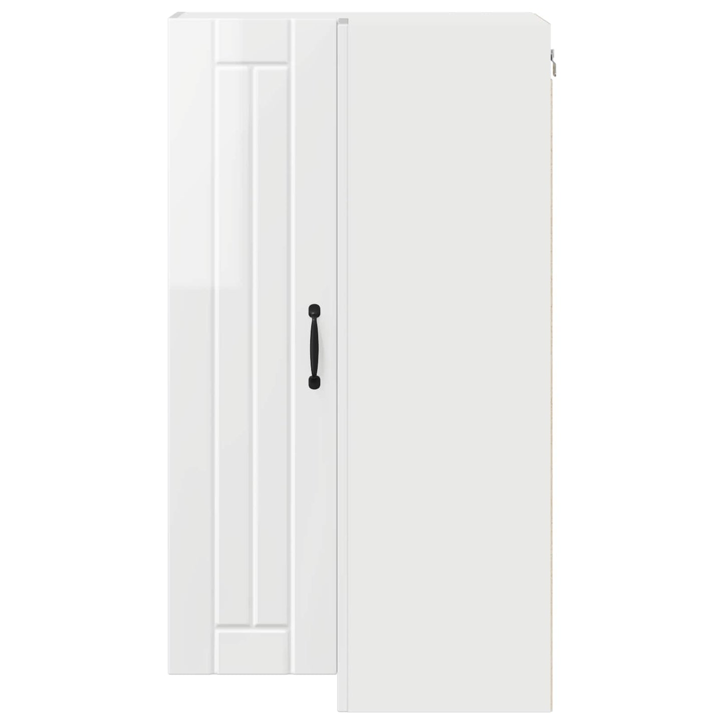 vidaXL Küchenschrank Hochglanz Weiß 57 x 57 x 100 cm Holzwerkstoff
