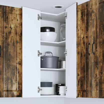 vidaXL Küchenschrank Geräucherte Eiche 57 x 57 x 100 cm Holzwerkstoff