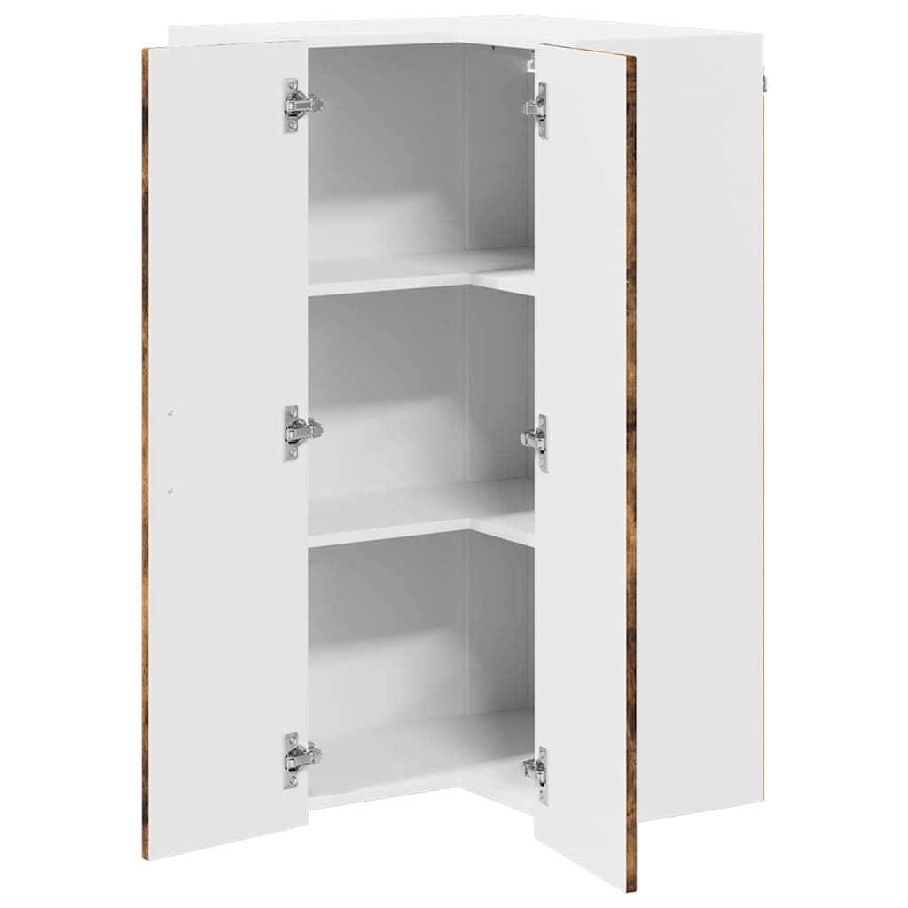 vidaXL Küchenschrank Geräucherte Eiche 57 x 57 x 100 cm Holzwerkstoff