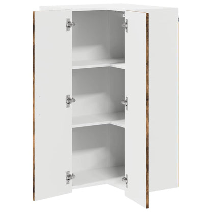 vidaXL Küchenschrank Geräucherte Eiche 57 x 57 x 100 cm Holzwerkstoff