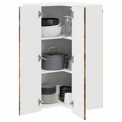 vidaXL Küchenschrank Geräucherte Eiche 57 x 57 x 100 cm Holzwerkstoff