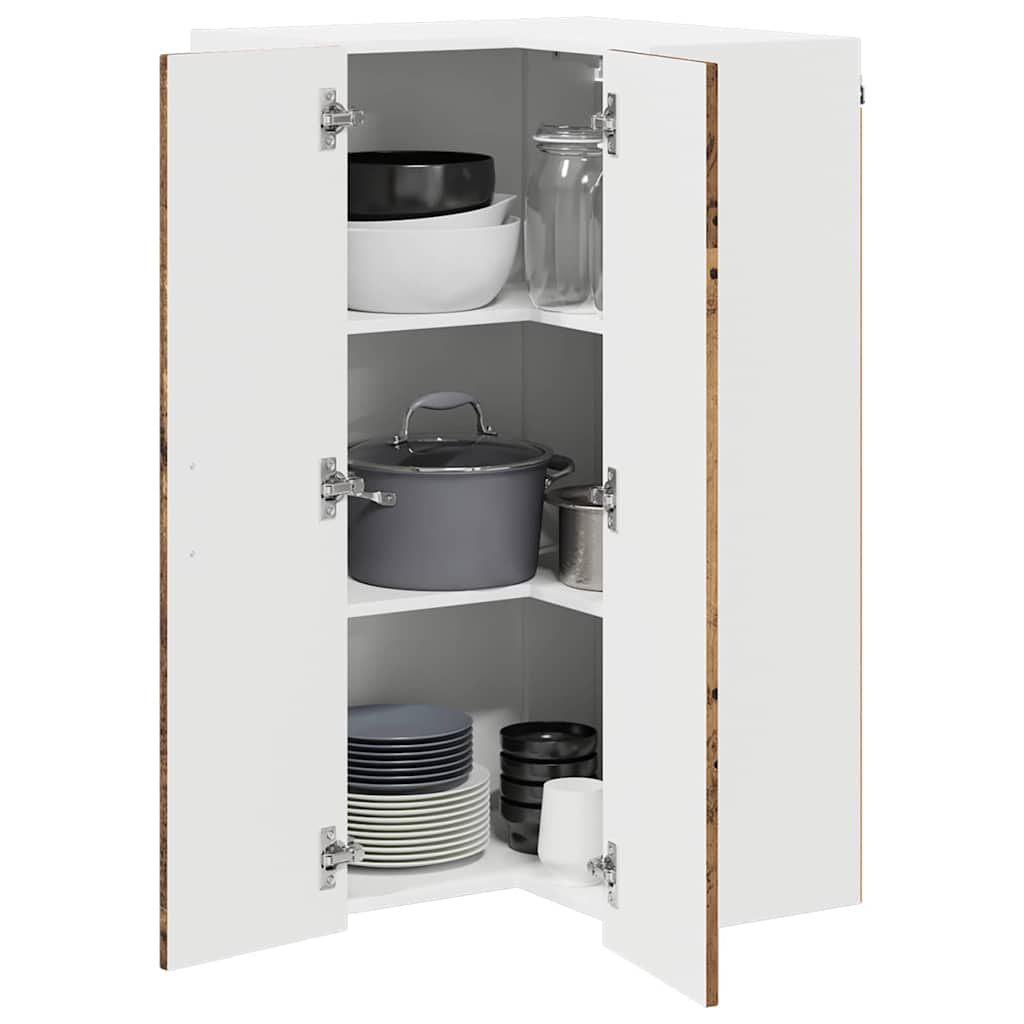 vidaXL Küchenschrank Altholz 57 x 57 x 100 cm Holzwerkstoff