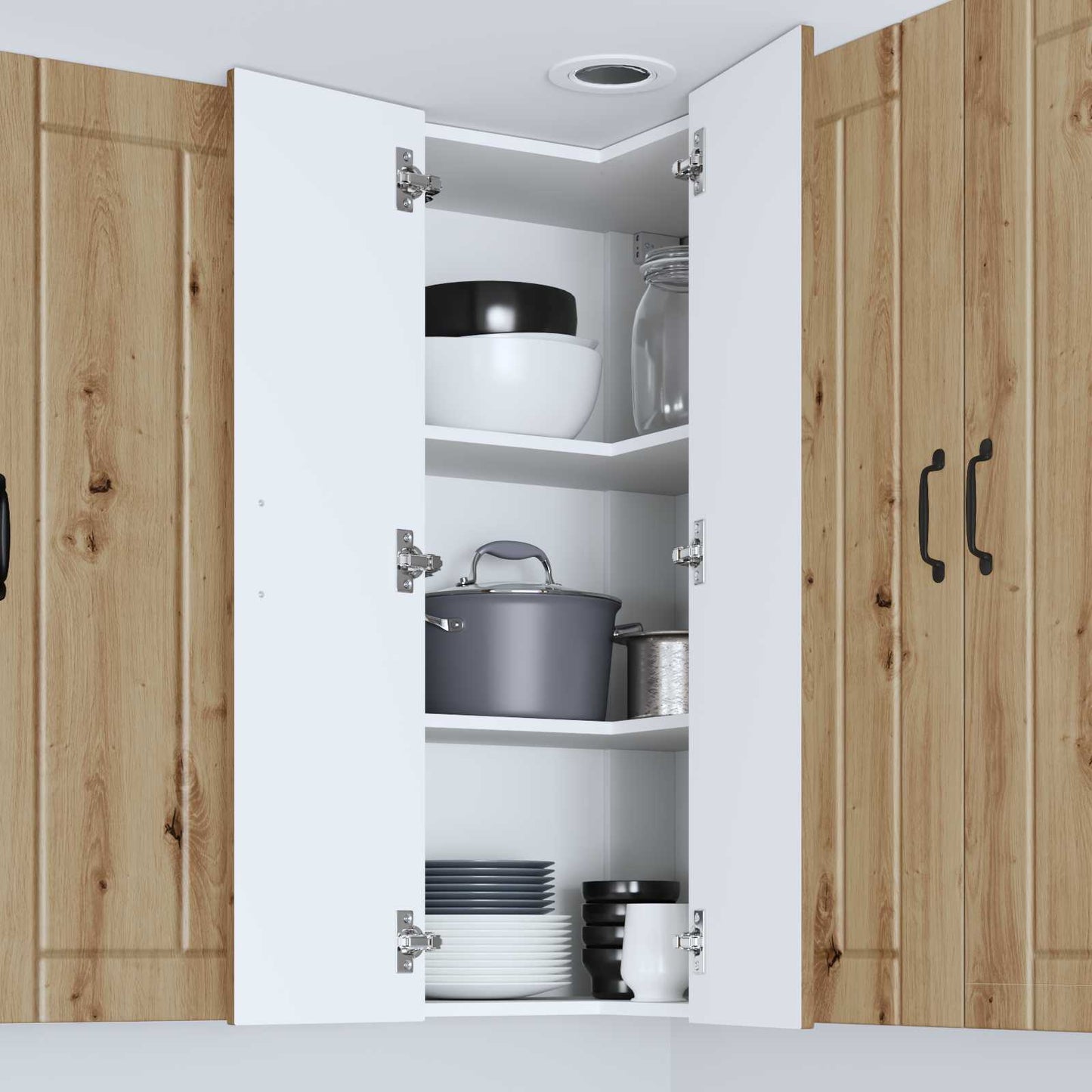 vidaXL Küchenschrank Artisan-Eiche 57 x 57 x 100 cm Holzwerkstoff
