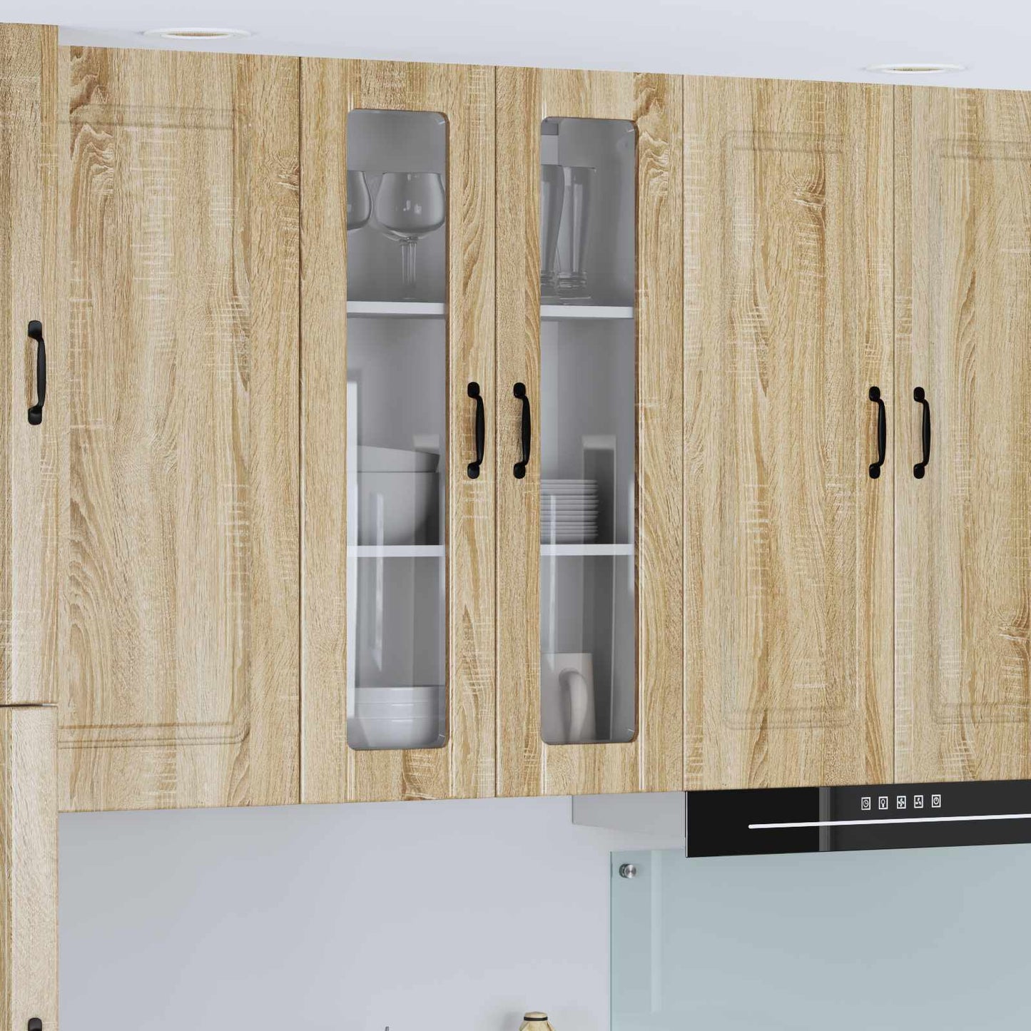 vidaXL Küchenwandschrank Sonoma-Eiche 60 x 31 x 100 cm Holzwerkstoff