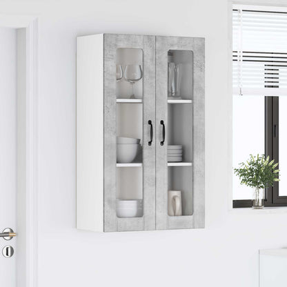vidaXL Küchenwandschrank Beton Grau 60 x 31 x 100 cm Holzwerkstoff