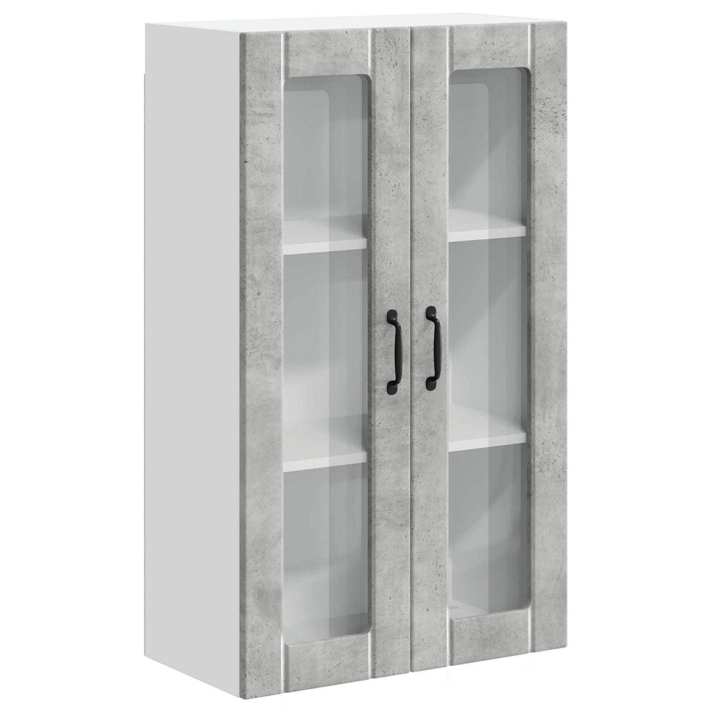 vidaXL Küchenwandschrank Beton Grau 60 x 31 x 100 cm Holzwerkstoff