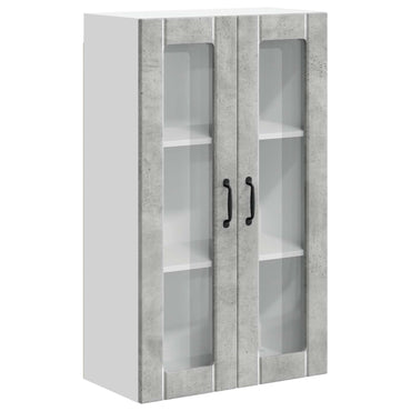 vidaXL Küchenwandschrank Beton Grau 60 x 31 x 100 cm Holzwerkstoff