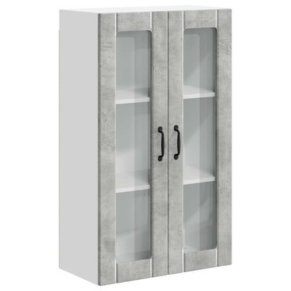 vidaXL Küchenwandschrank Beton Grau 60 x 31 x 100 cm Holzwerkstoff