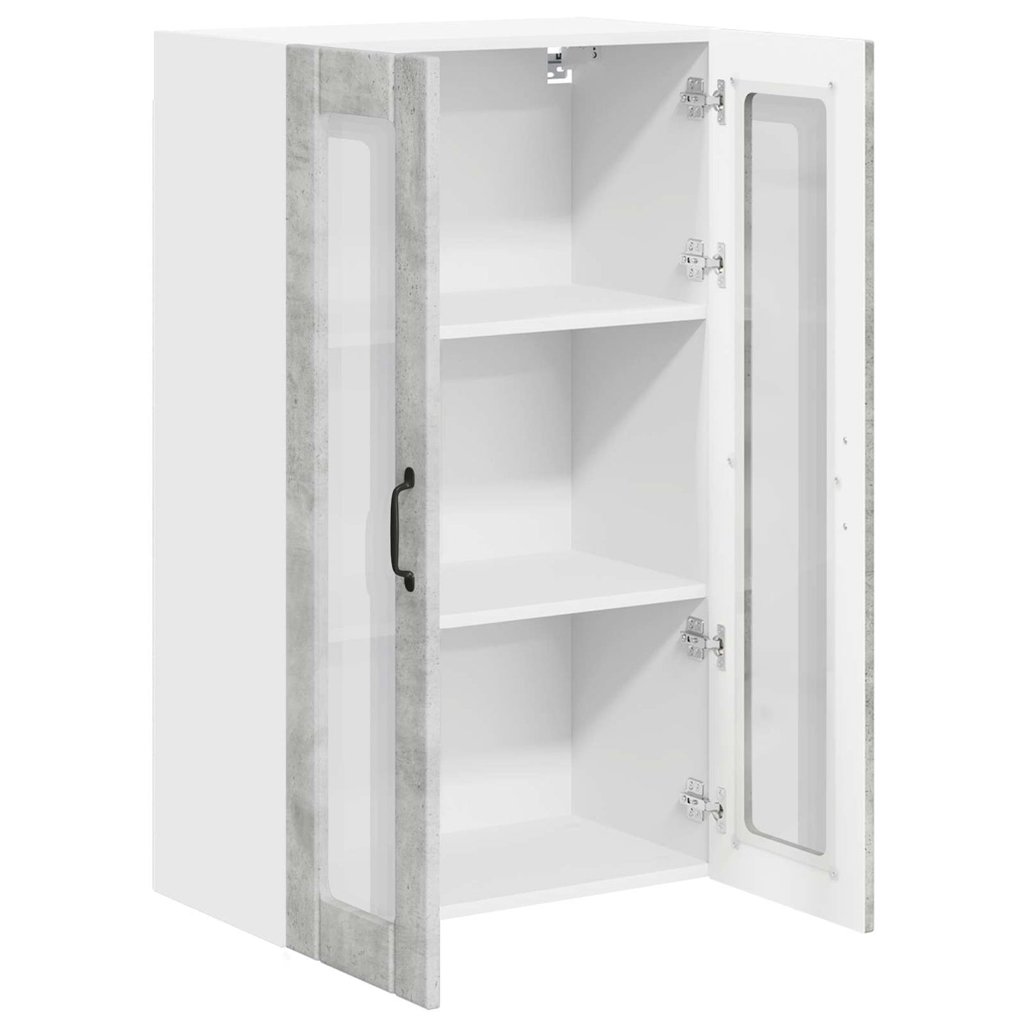 vidaXL Küchenwandschrank Beton Grau 60 x 31 x 100 cm Holzwerkstoff