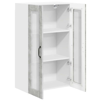 vidaXL Küchenwandschrank Beton Grau 60 x 31 x 100 cm Holzwerkstoff