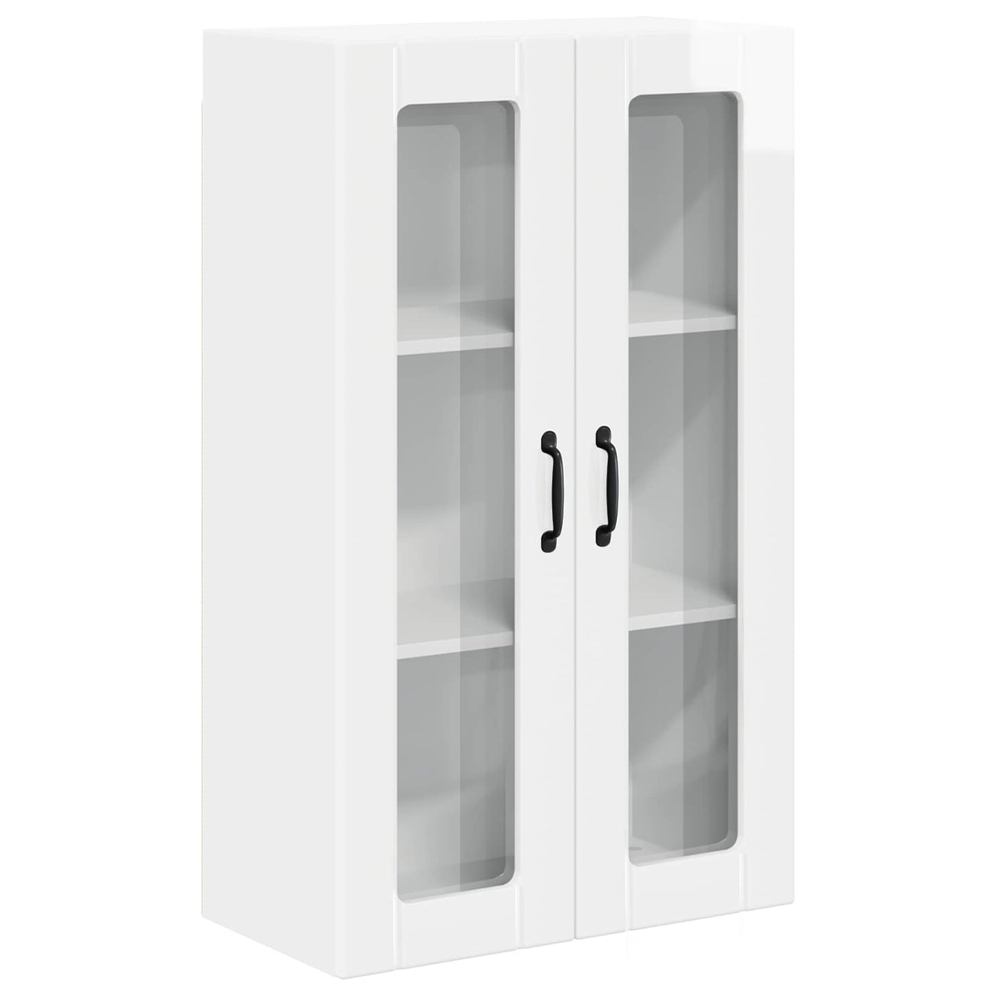 vidaXL Küchenwandschrank Hochglanz Weiß 60 x 31 x 100 cm Holzwerkstoff