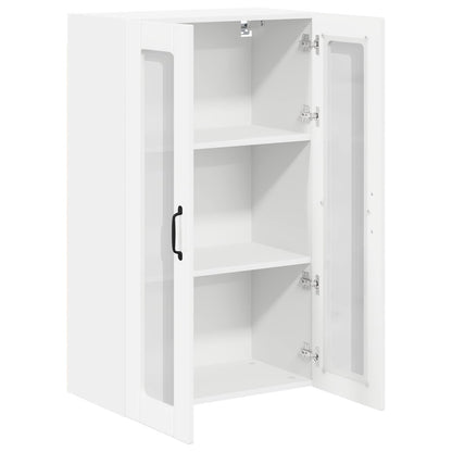 vidaXL Küchenwandschrank Hochglanz Weiß 60 x 31 x 100 cm Holzwerkstoff