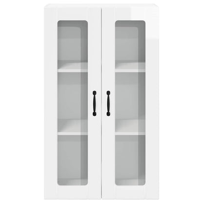 vidaXL Küchenwandschrank Hochglanz Weiß 60 x 31 x 100 cm Holzwerkstoff