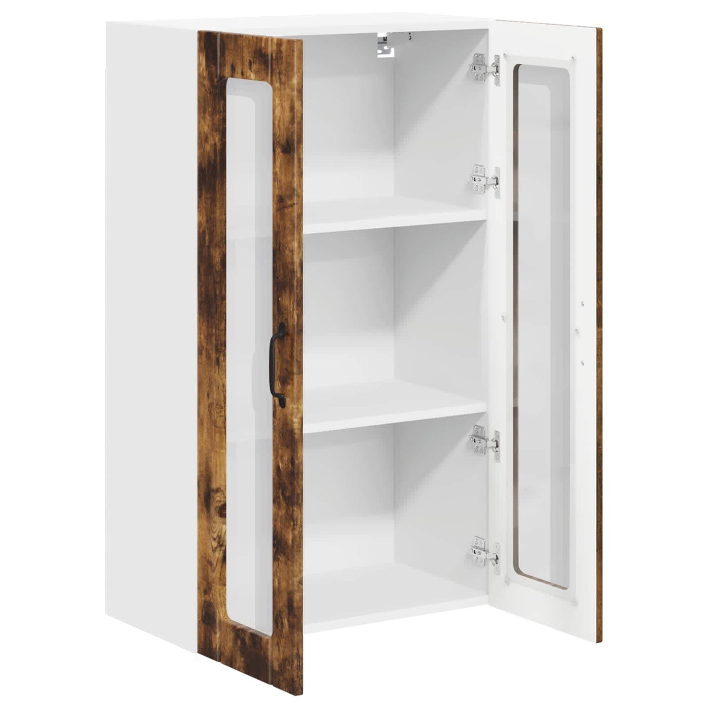 Küchenwandschrank mit Tür Geräucherte Eiche 60 x 31 x 100 cm