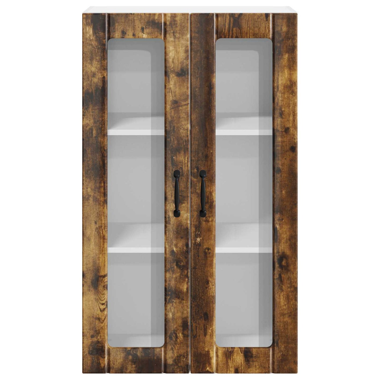 Küchenwandschrank mit Tür Geräucherte Eiche 60 x 31 x 100 cm