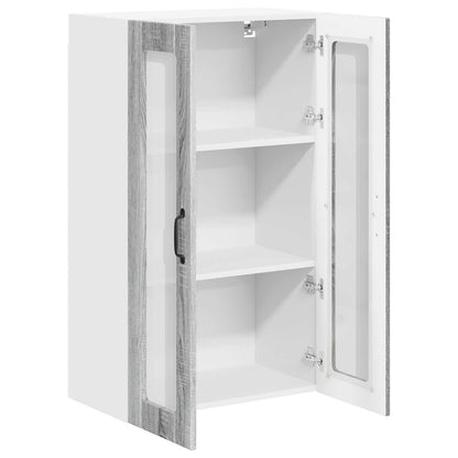 vidaXL Küchenwandschrank Graues Sonoma 60 x 31 x 100 cm Holzwerkstoff