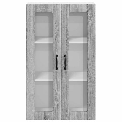 vidaXL Küchenwandschrank Graues Sonoma 60 x 31 x 100 cm Holzwerkstoff