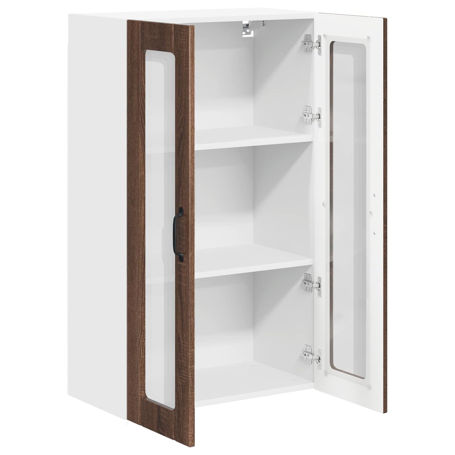 vidaXL Küchenwandschrank mit Tür Braun Eichen-Optik 60 x 31 x 100 cm
