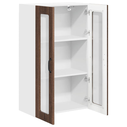 vidaXL Küchenwandschrank mit Tür Braun Eichen-Optik 60 x 31 x 100 cm
