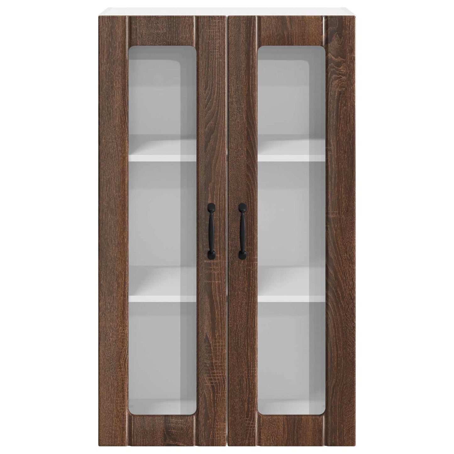 vidaXL Küchenwandschrank mit Tür Braun Eichen-Optik 60 x 31 x 100 cm