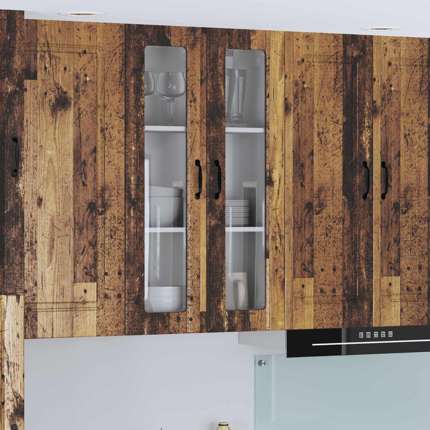 vidaXL Küchenwandschrank Altholz 60 x 31 x 100 cm Holzwerkstoff