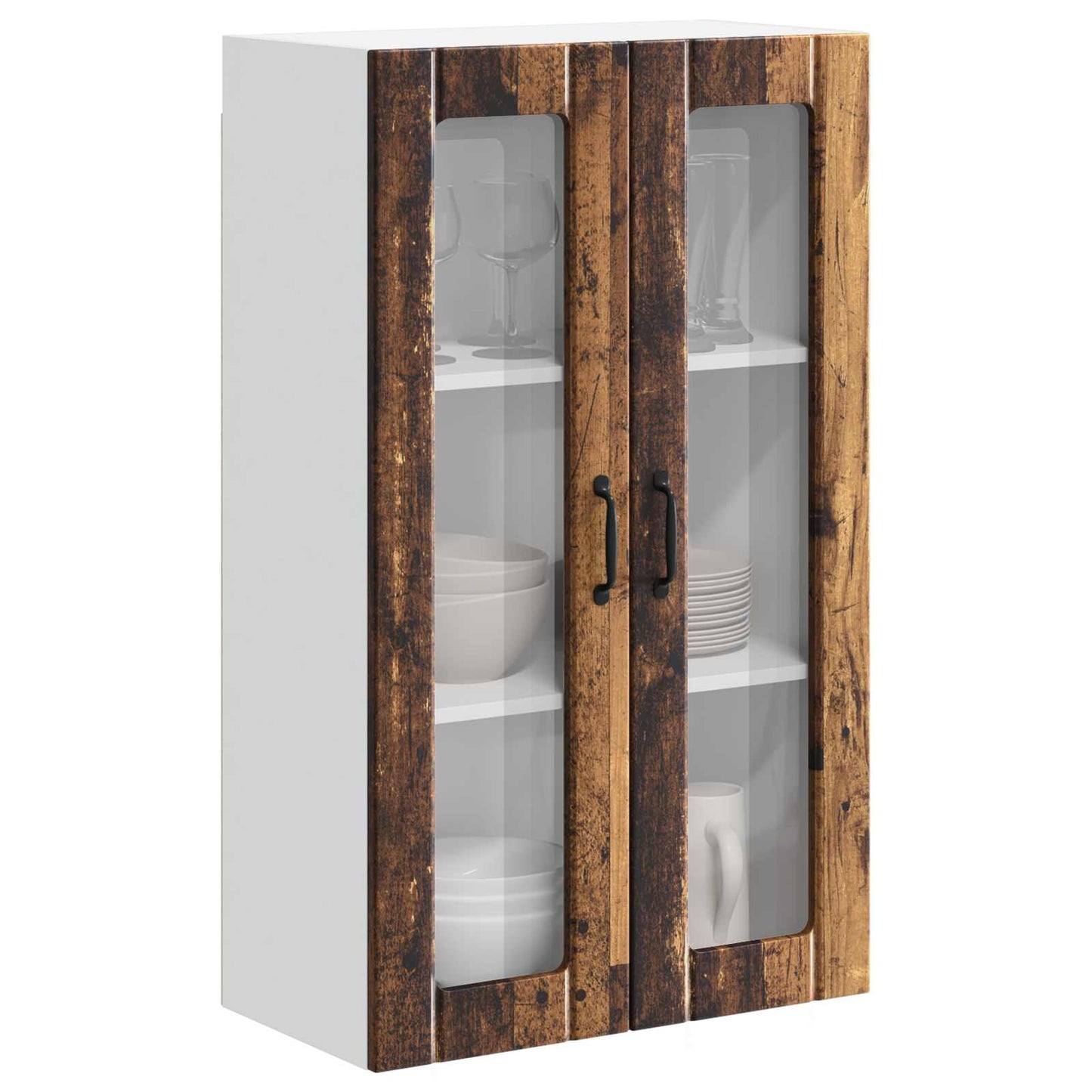 vidaXL Küchenwandschrank Altholz 60 x 31 x 100 cm Holzwerkstoff