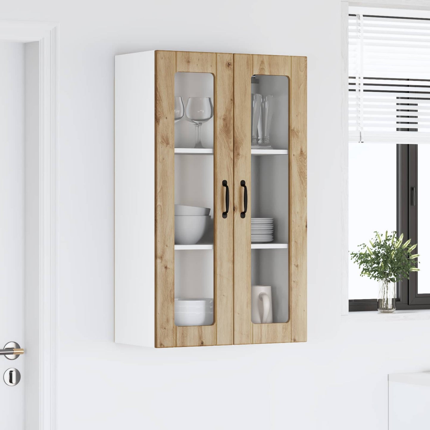 Küchenwandschrank Artisan-Eiche 60 x 31 x 100 cm Holzwerkstoff