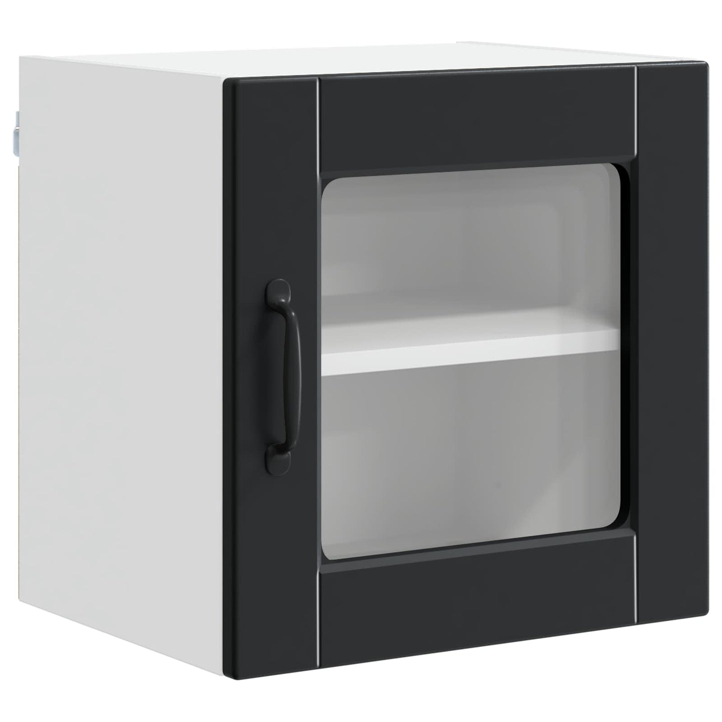 vidaXL Küchenschrank mit Regal Schwarz 40 x 31 x 40 cm Holzwerkstoff