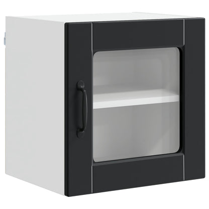 vidaXL Küchenschrank mit Regal Schwarz 40 x 31 x 40 cm Holzwerkstoff