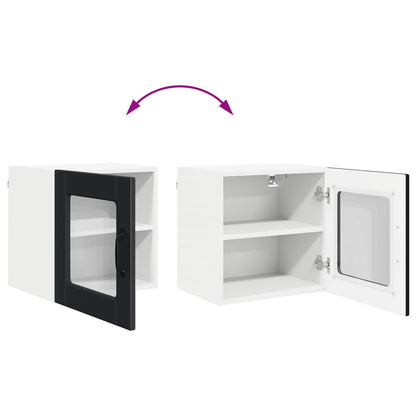 vidaXL Küchenschrank mit Regal Schwarz 40 x 31 x 40 cm Holzwerkstoff