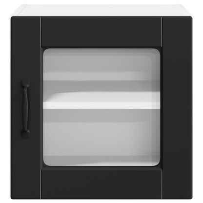 vidaXL Küchenschrank 2 pcs Schwarz 40 x 31 x 40 cm Holzwerkstoff