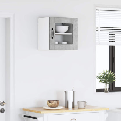vidaXL Küchenschrank mit Tür Beton Grau 40 x 31 x 40 cm Holzwerkstoff