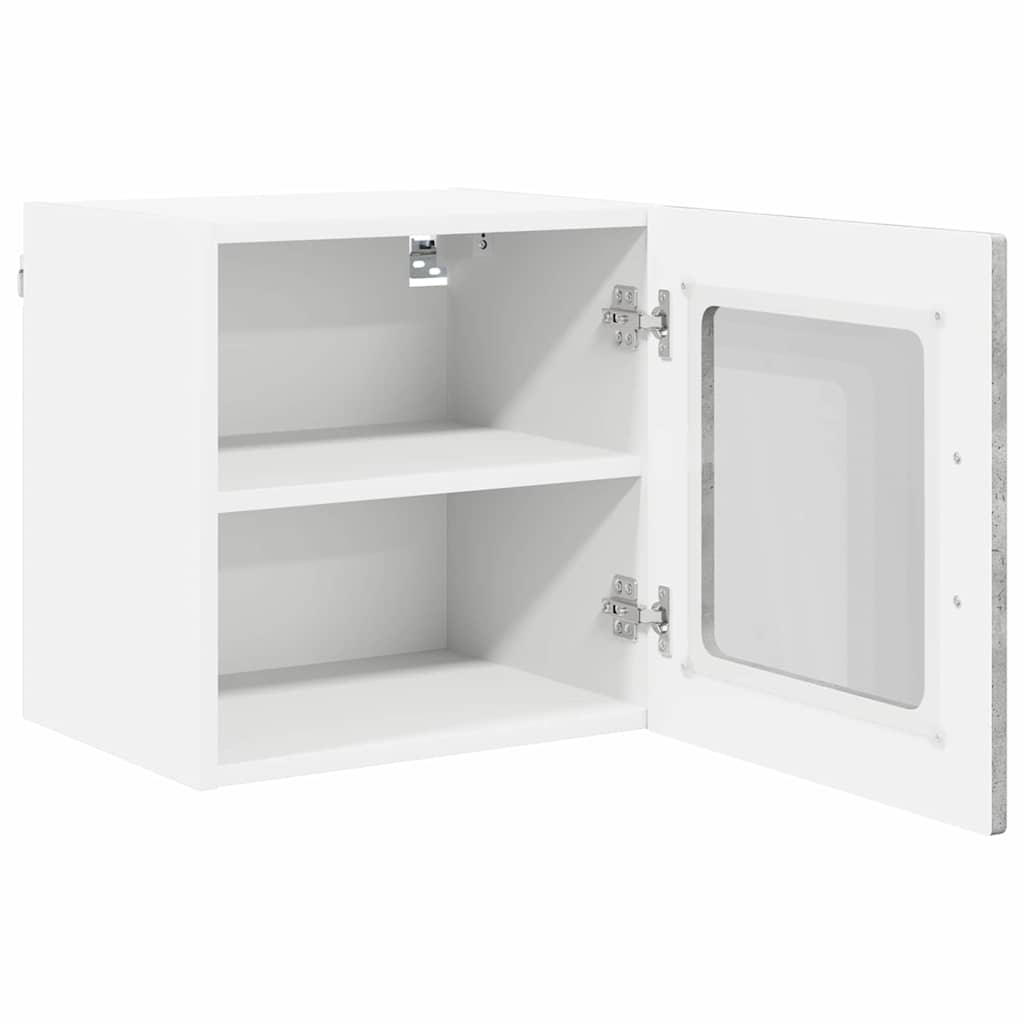 vidaXL Küchenschrank mit Tür Beton Grau 40 x 31 x 40 cm Holzwerkstoff