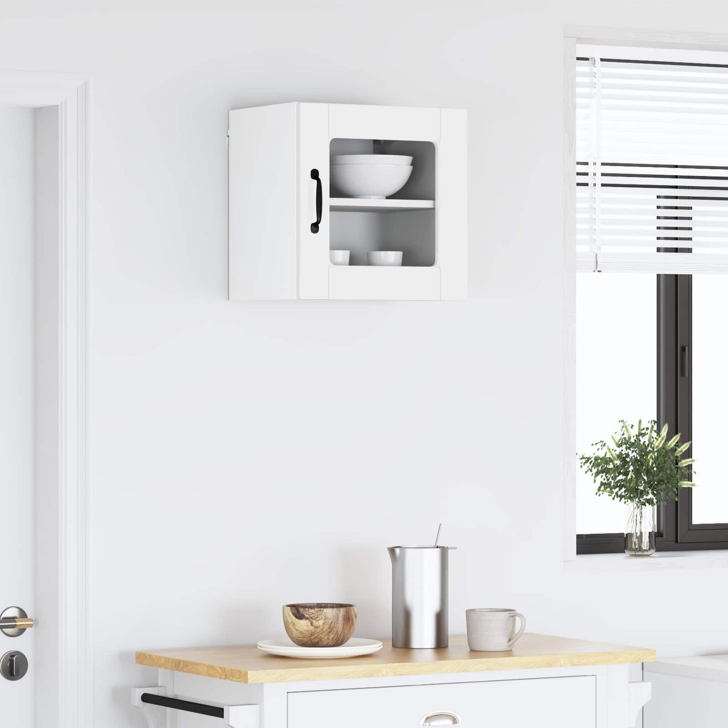 vidaXL Küchenschrank Hochglanz Weiß 40 x 31 x 40 cm Holzwerkstoff