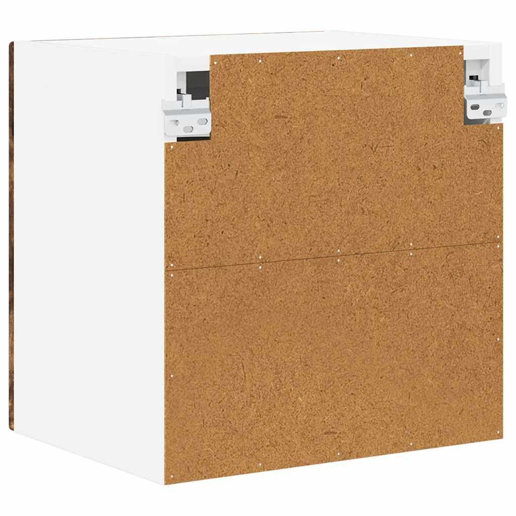 Küchenschrank mit Regal 2 pcs Geräucherte Eiche 40 x 31 x 40 cm