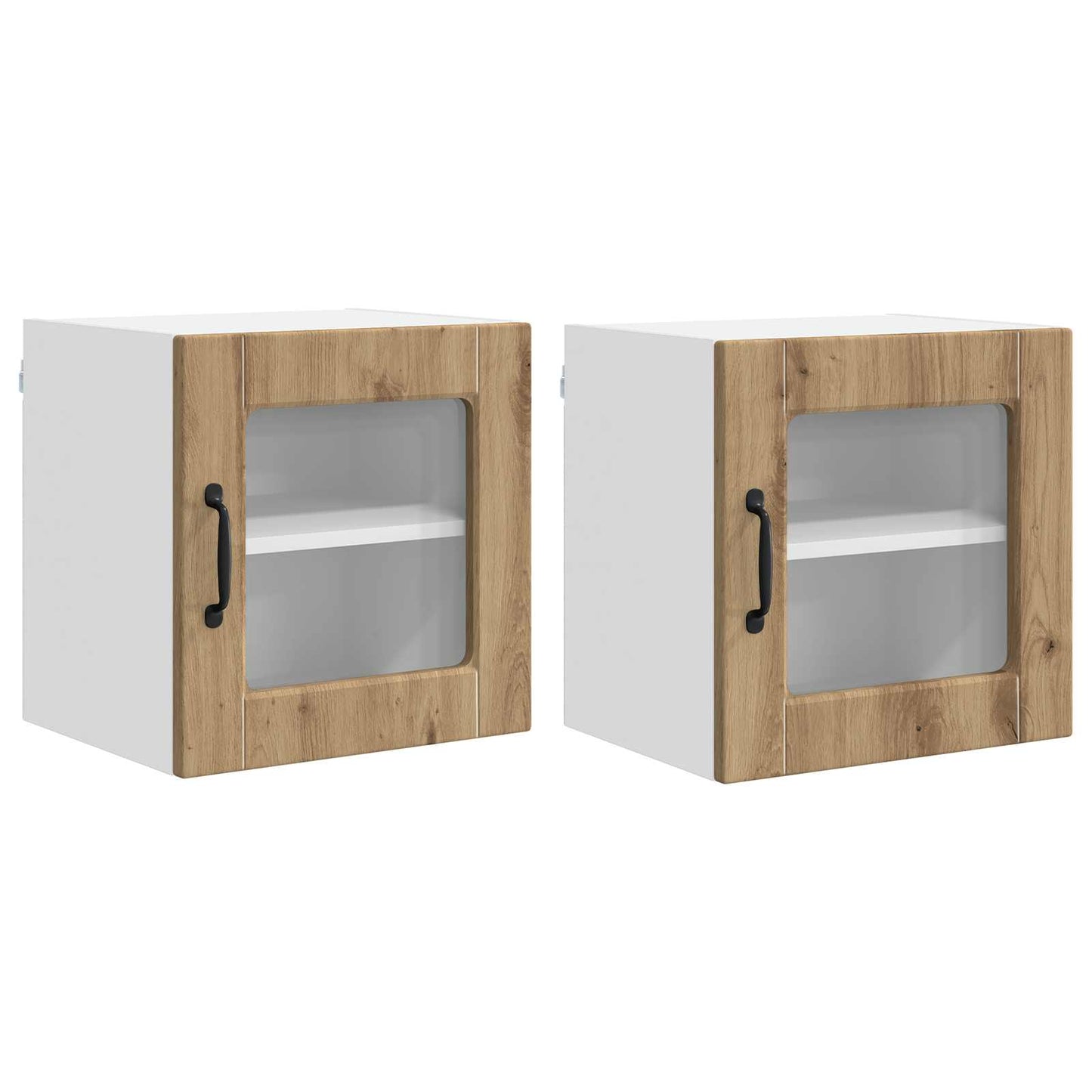 Küchenschrank 2 pcs Artisan-Eiche 40 x 31 x 40 cm Holzwerkstoff