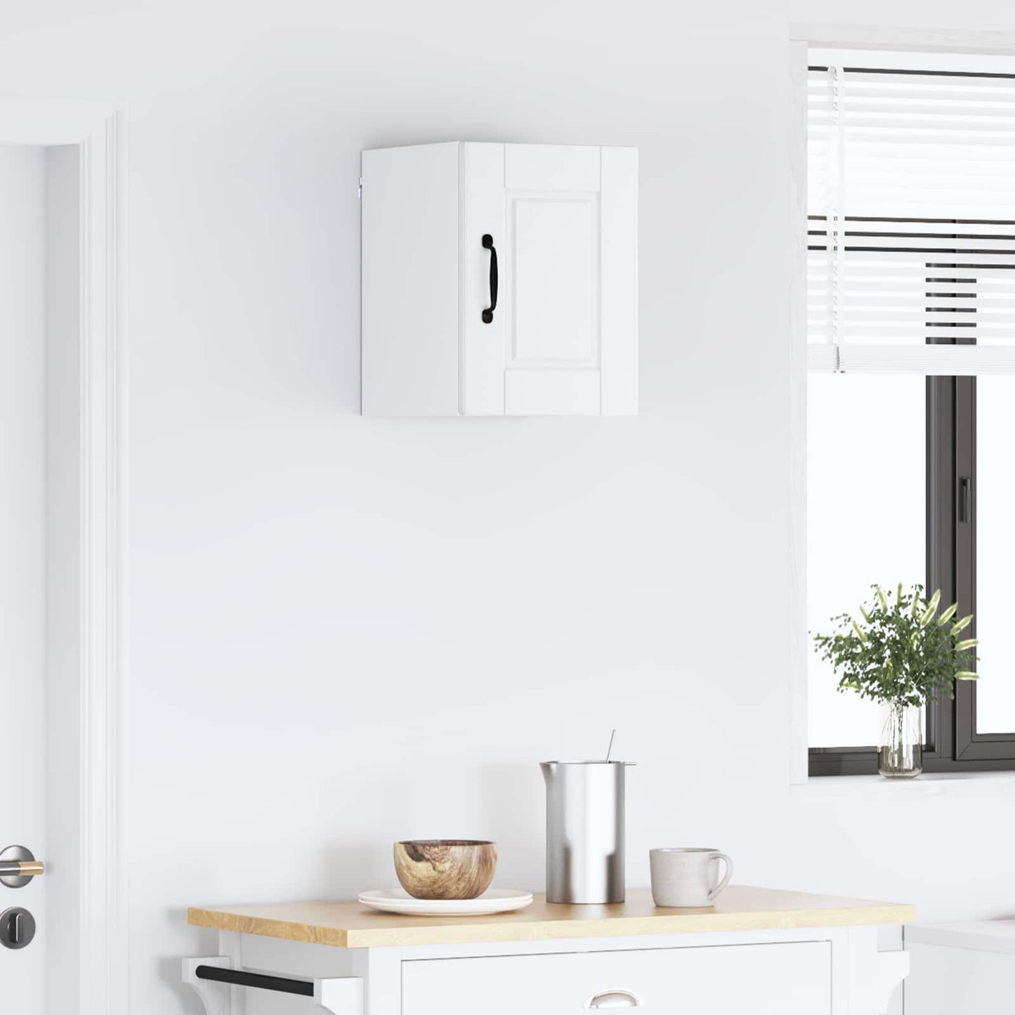 vidaXL Küchenschrank mit Regal Weiß 30 x 31 x 40 cm Holzwerkstoff